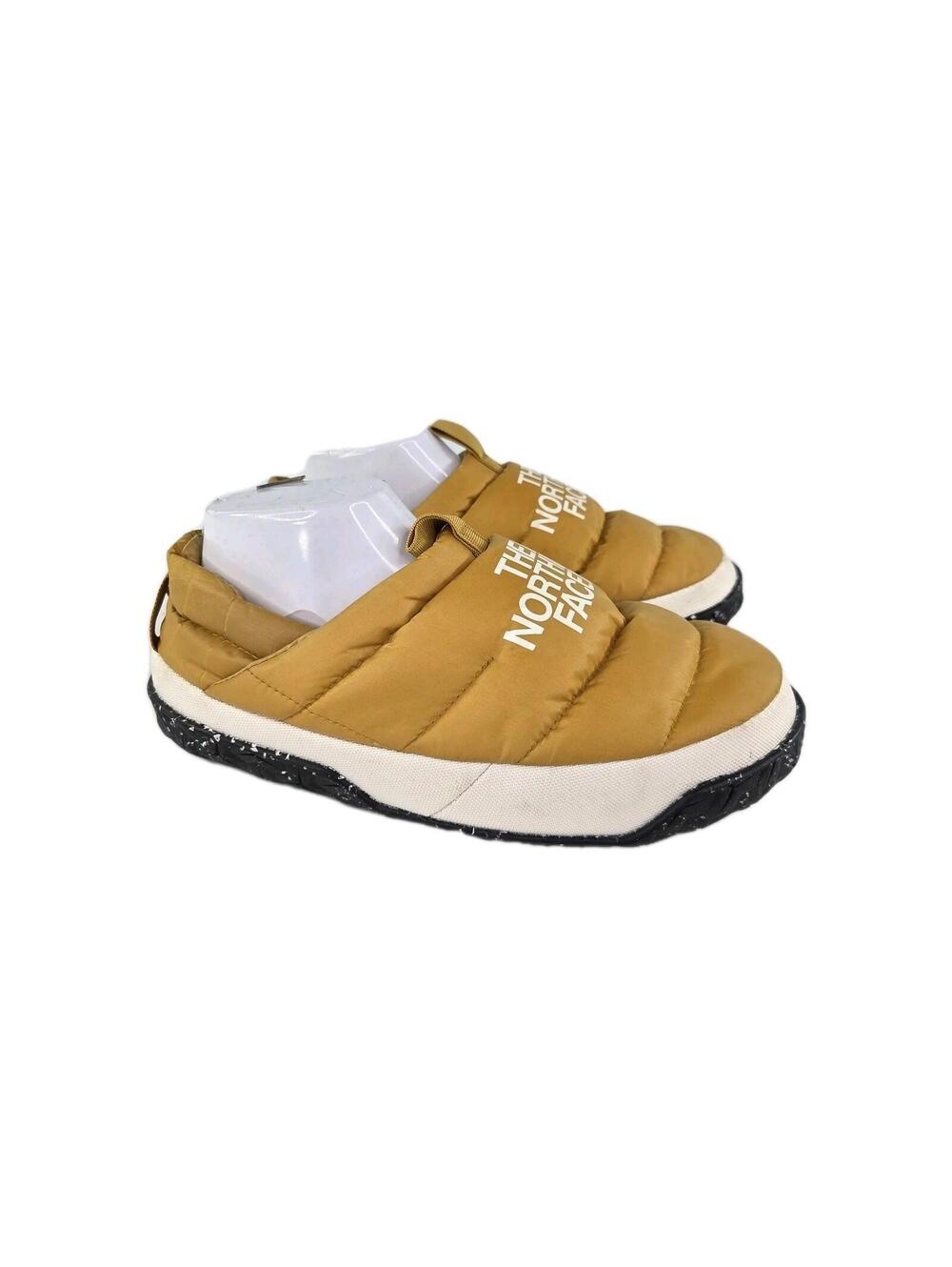 The North Face Nuptse Mule Slippers US 7 Arrowwood Yellow quilted down Shoes